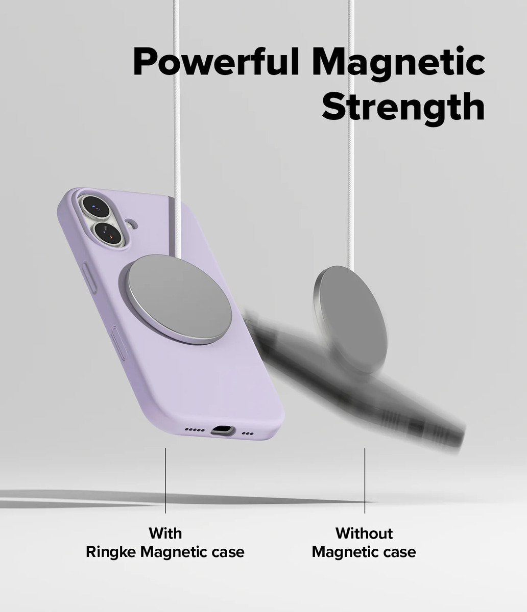 CASE RINGKE SILICONE (MAG) PARA IPHONE 17 NORMAL 6.3 PURPLE - 6