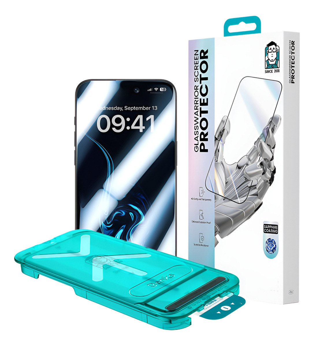 MICA PROTECTOR DE PANTALLA BENKS ZAFIRO IPHONE 17 NORMAL 6.3