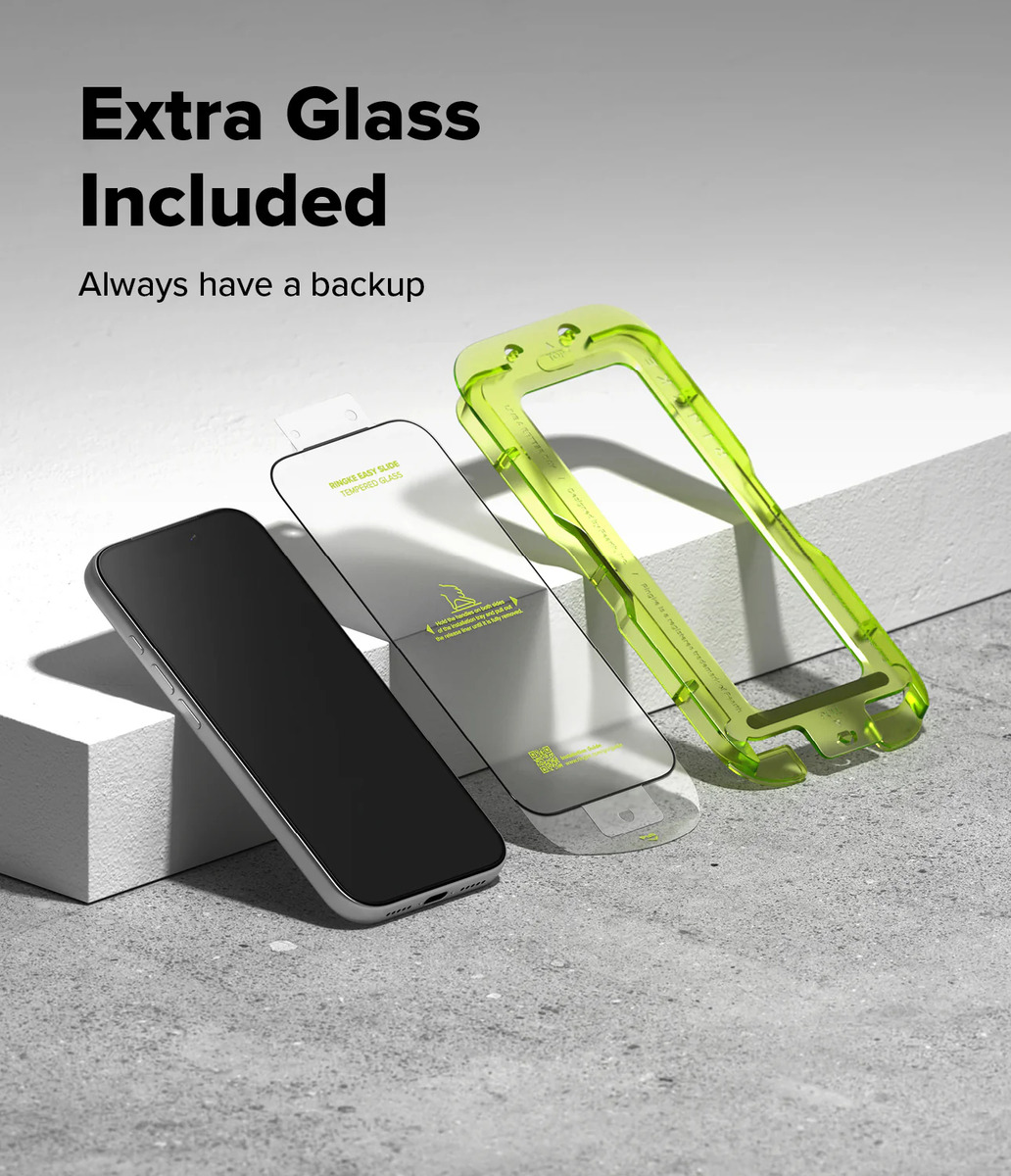 MICA VIDRIO RINGKE EASY SLIDE PARA IPHONE 17 PRO MAX 6.9 2PC - 5