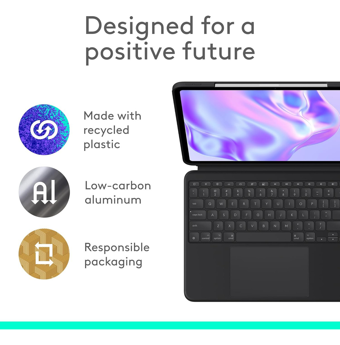 TECLADO LOGITECH COMBO TOUCH PARA IPAD PRO 11 M5 (2025) - 3