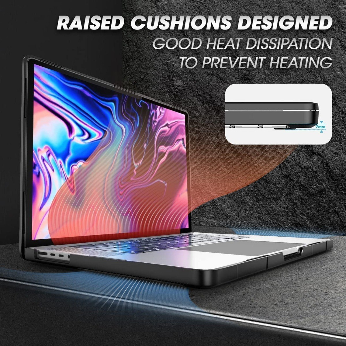CASE SUPCASE PARA MACBOOK PRO 14 M5 (2025) A3434 - 5