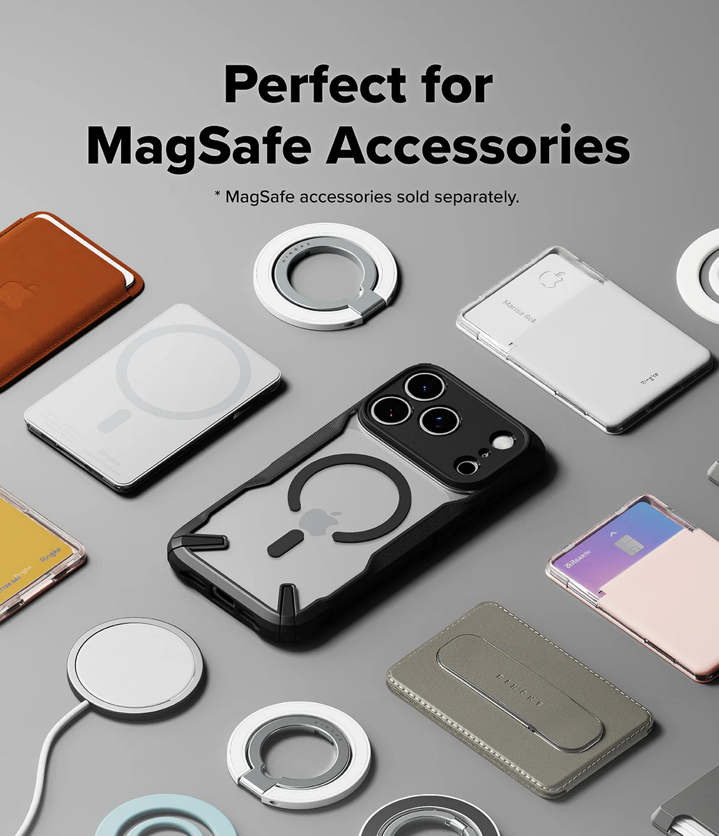 CASE RINGKE FUSION X (MAG) PARA IPHONE 17 PRO MAX 6.9 BLACK - 3