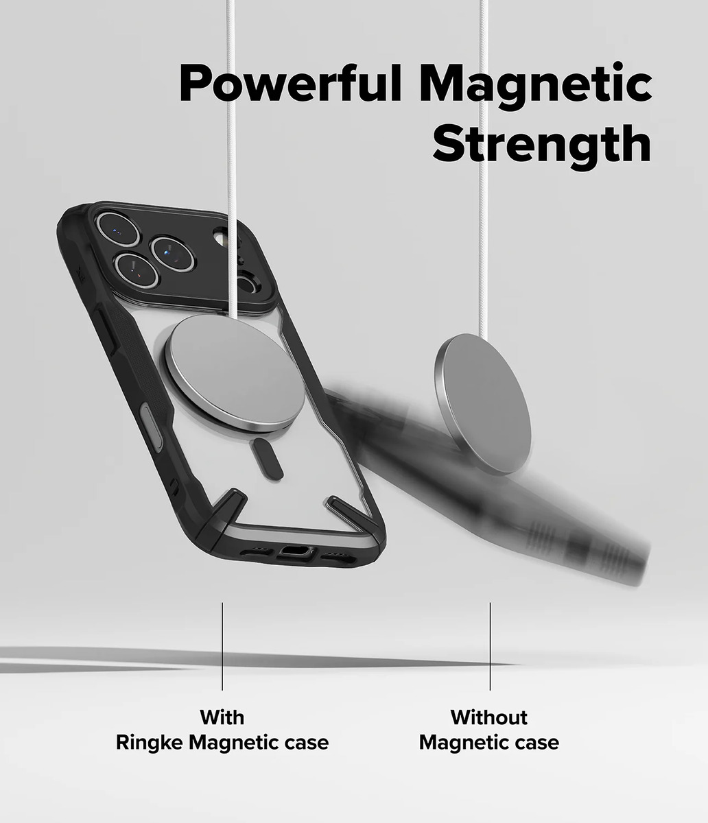 CASE RINGKE FUSION X (MAG) PARA IPHONE 17 PRO MAX 6.9 BLACK - 4