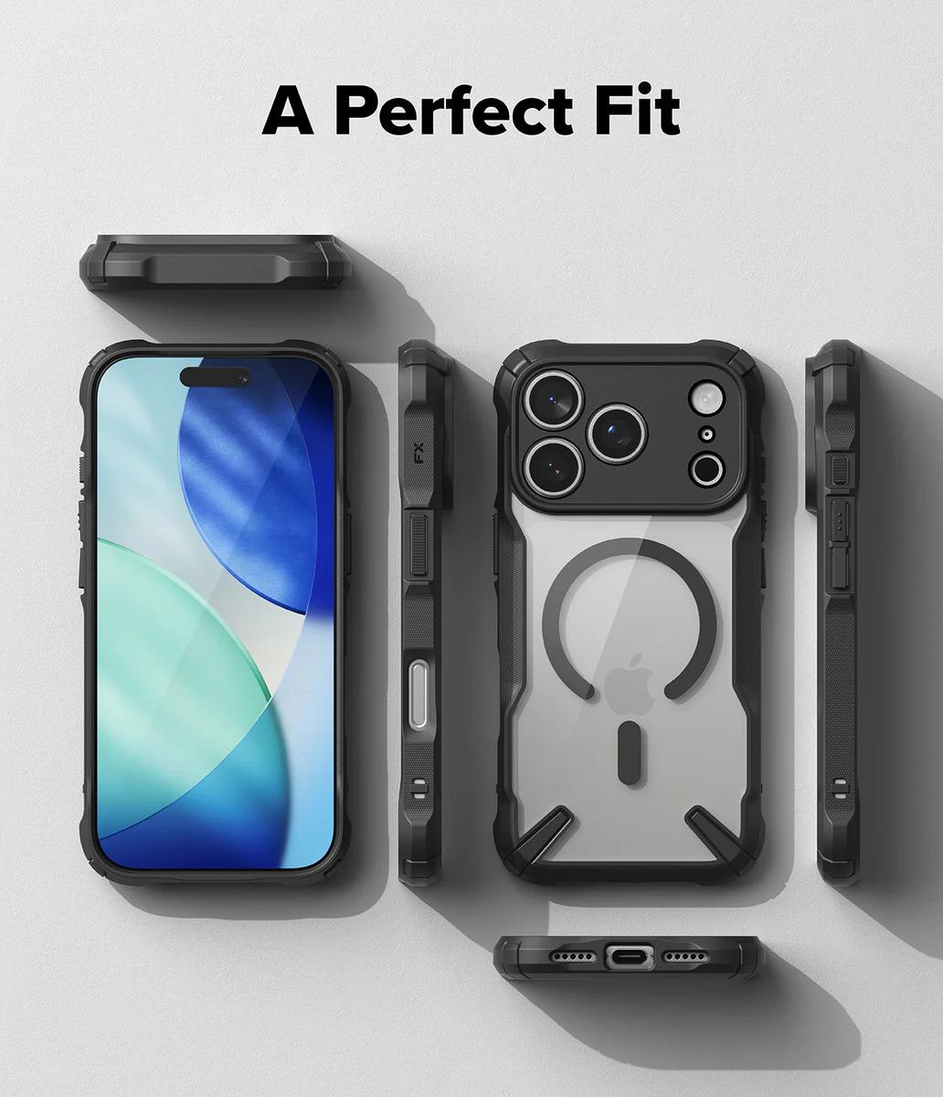 CASE RINGKE FUSION X (MAG) PARA IPHONE 17 PRO MAX 6.9 BLACK - 5