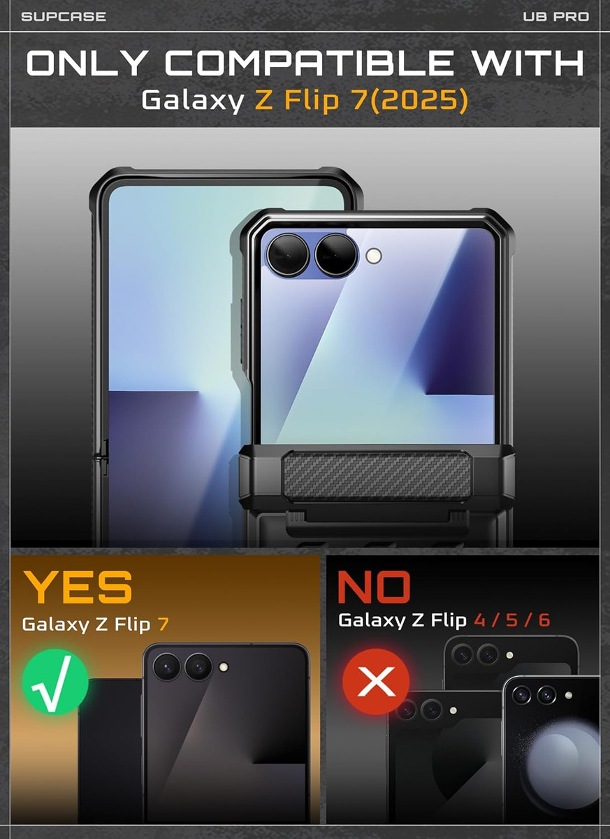 CASE SUPCASE PARA GALAXY Z FLIP 7 FLIP7 PROTECTOR 360° 2024 - 2