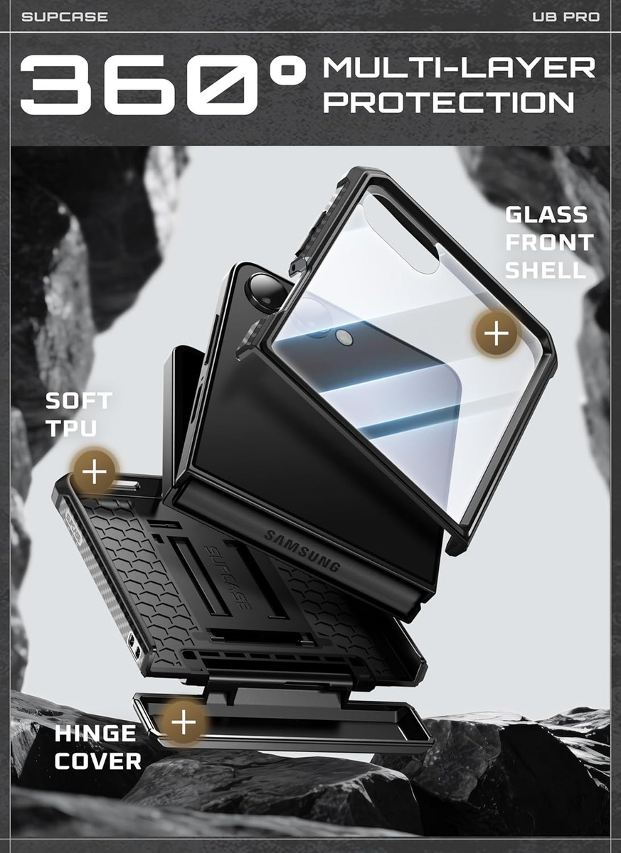CASE SUPCASE PARA GALAXY Z FLIP 7 FLIP7 PROTECTOR 360° 2024 - 3
