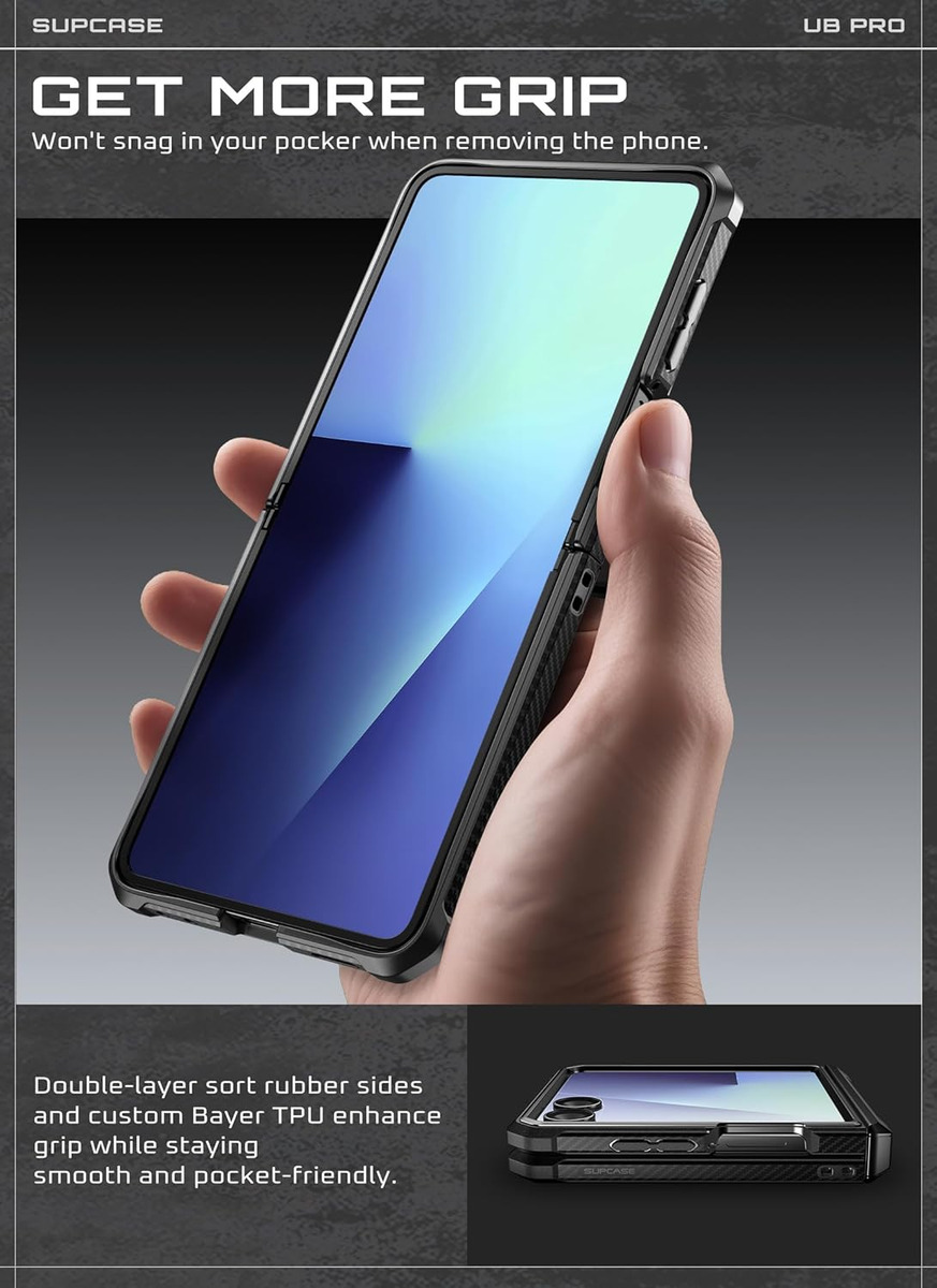 CASE SUPCASE PARA GALAXY Z FLIP 7 FLIP7 PROTECTOR 360° 2024 - 4