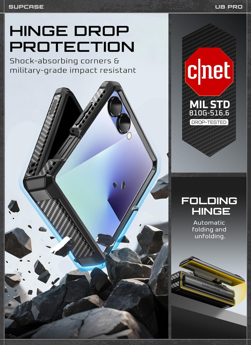 CASE SUPCASE PARA GALAXY Z FLIP 7 FLIP7 PROTECTOR 360° 2024 - 6