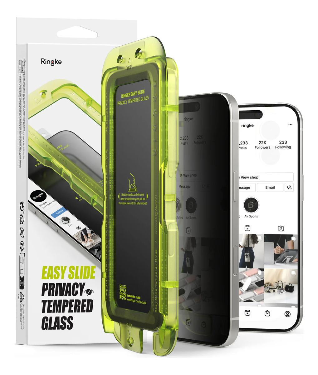 MICA ANTIESPÍA RINGKE EASY SLIDE IPHONE 17 NORMAL 6.3 2-PACK - 1