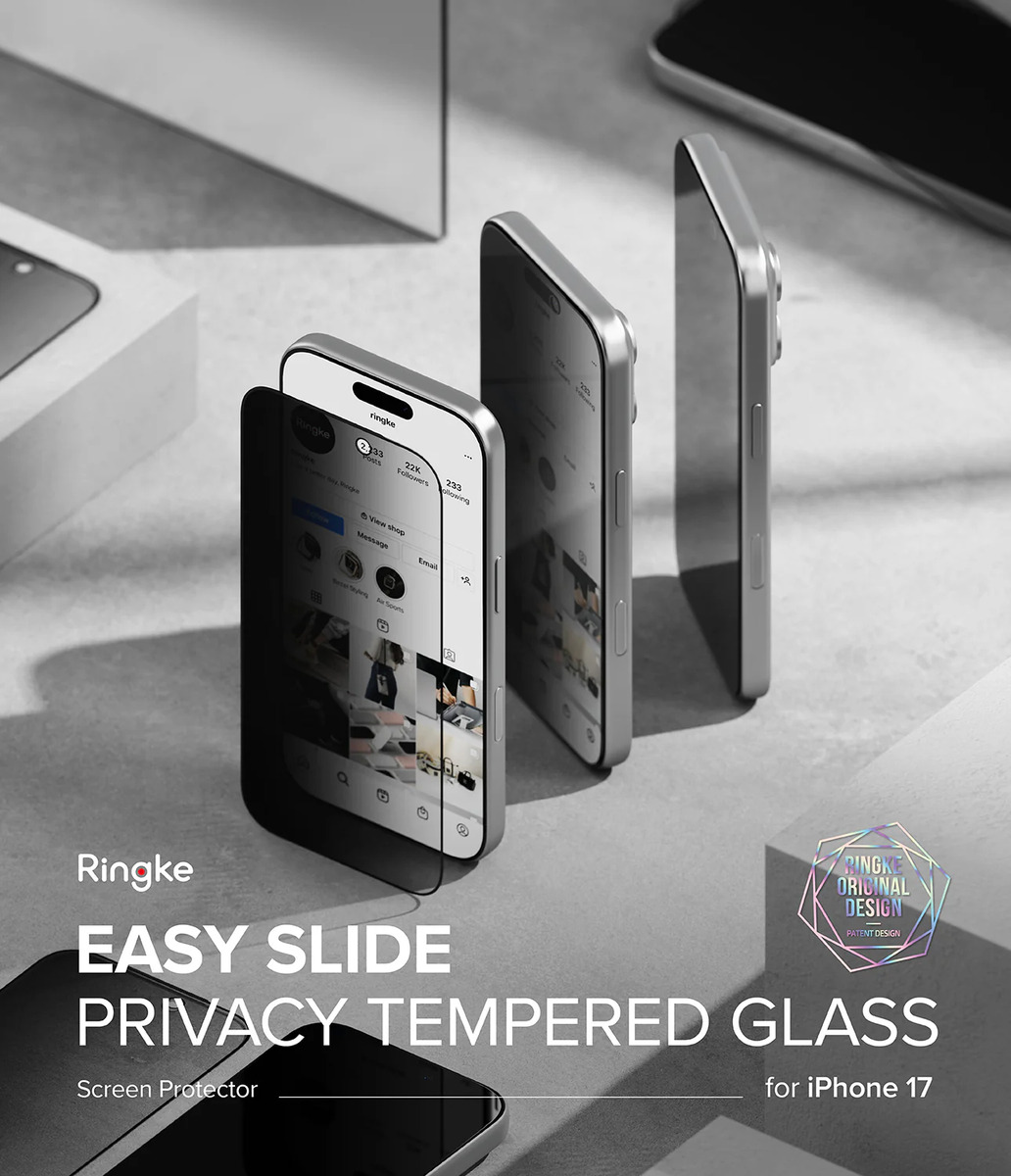 MICA ANTIESPÍA RINGKE EASY SLIDE IPHONE 17 NORMAL 6.3 2-PACK - 2
