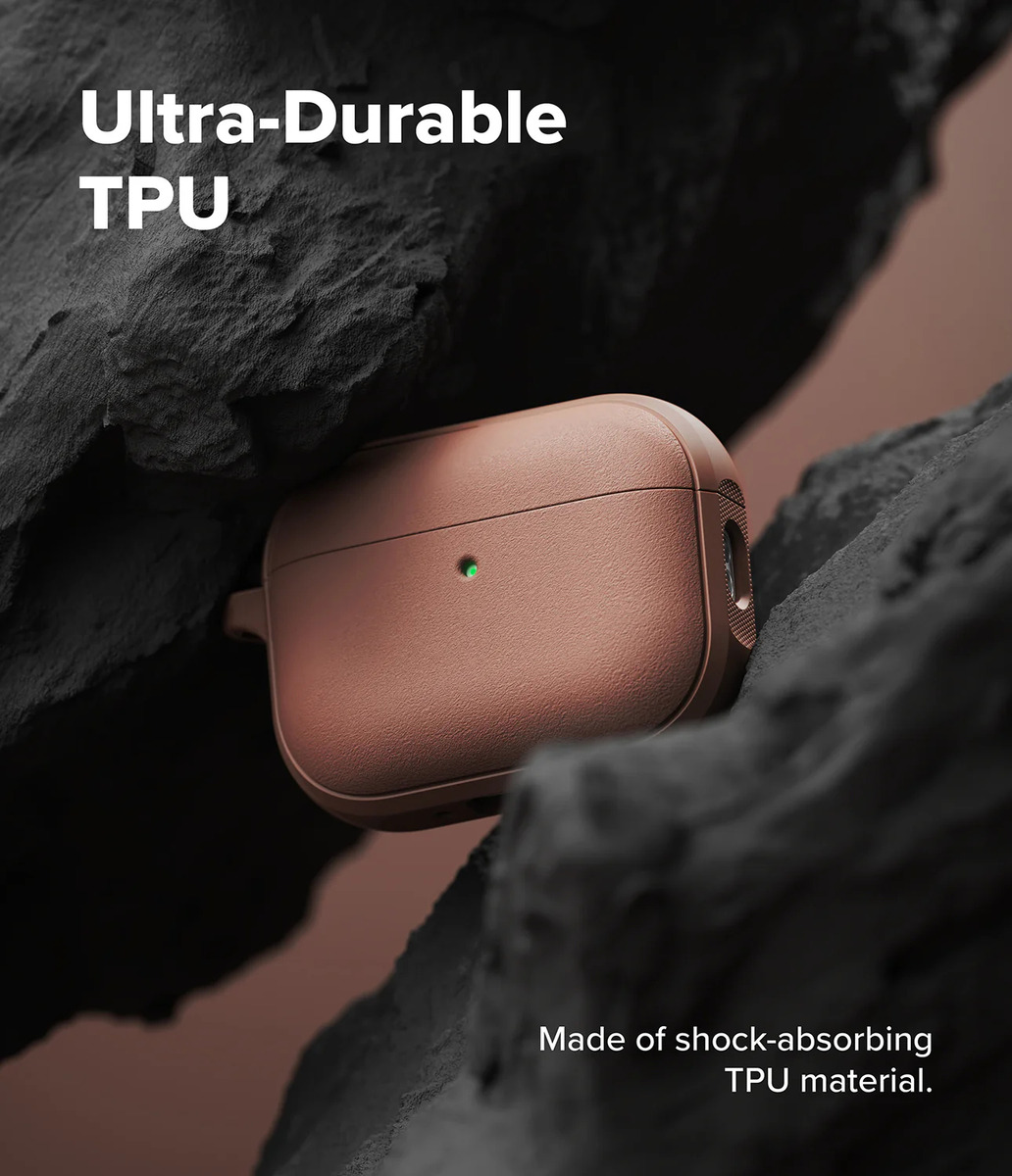CASE RINGKE ONYX (MAG) PARA AIRPODS PRO 3RA GEN (2025) CORAL - 4