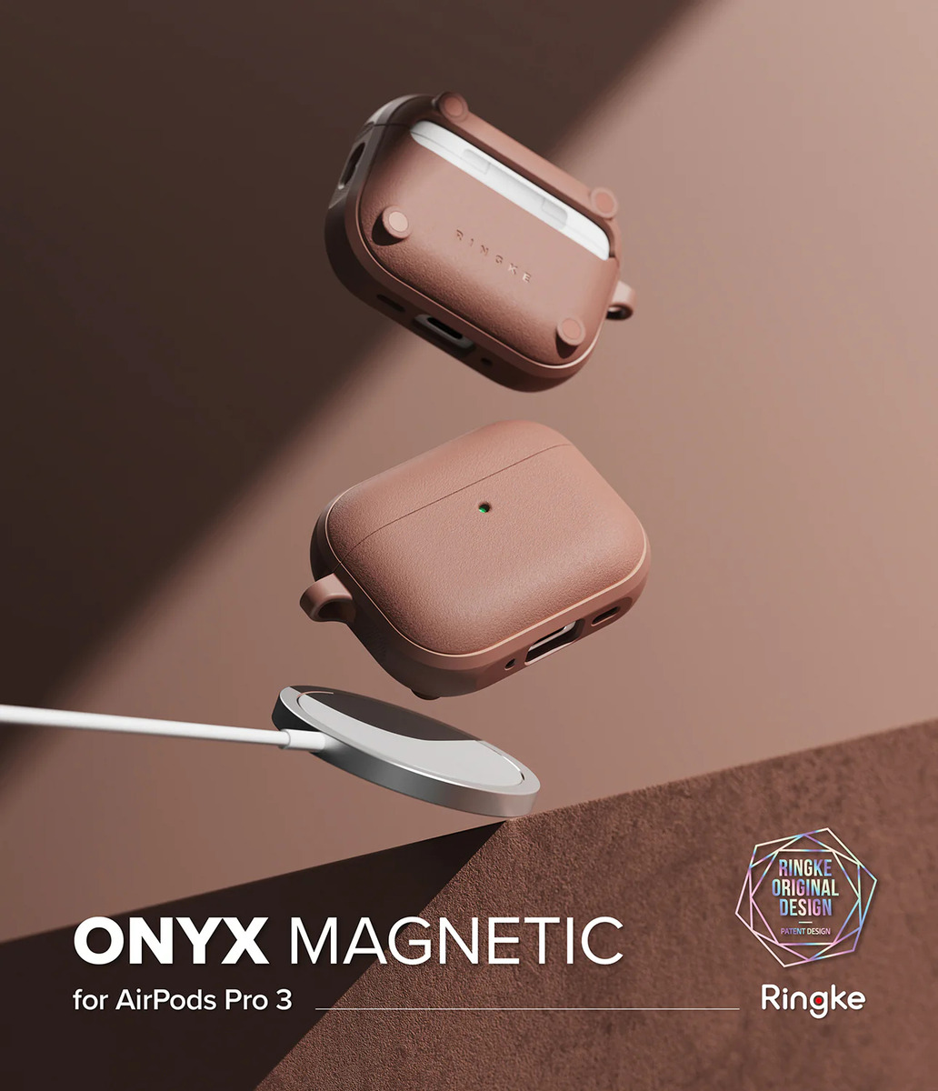 CASE RINGKE ONYX (MAG) PARA AIRPODS PRO 3RA GEN (2025) CORAL - 5