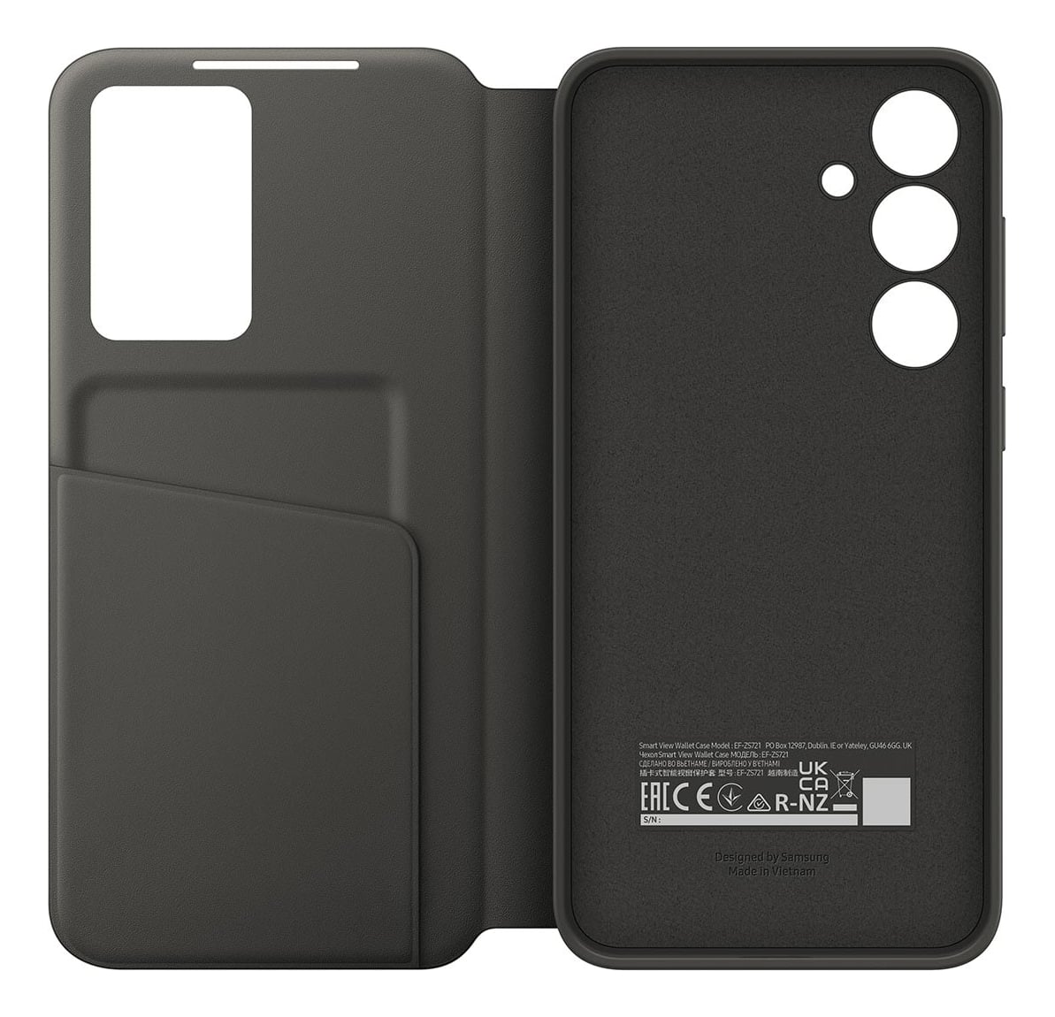 SAMSUNG SMART VIEW WALLET CASE PARA GALAXY S24 FE 2024 NEGRO - 3