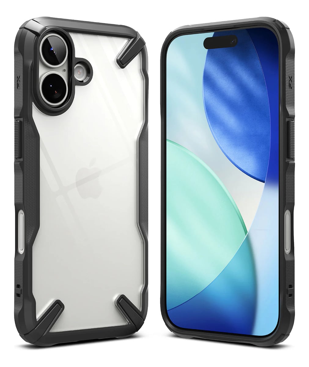CASE RINGKE FUSION X PARA IPHONE 17 NORMAL 6.3 BLACK NEGRO - 1