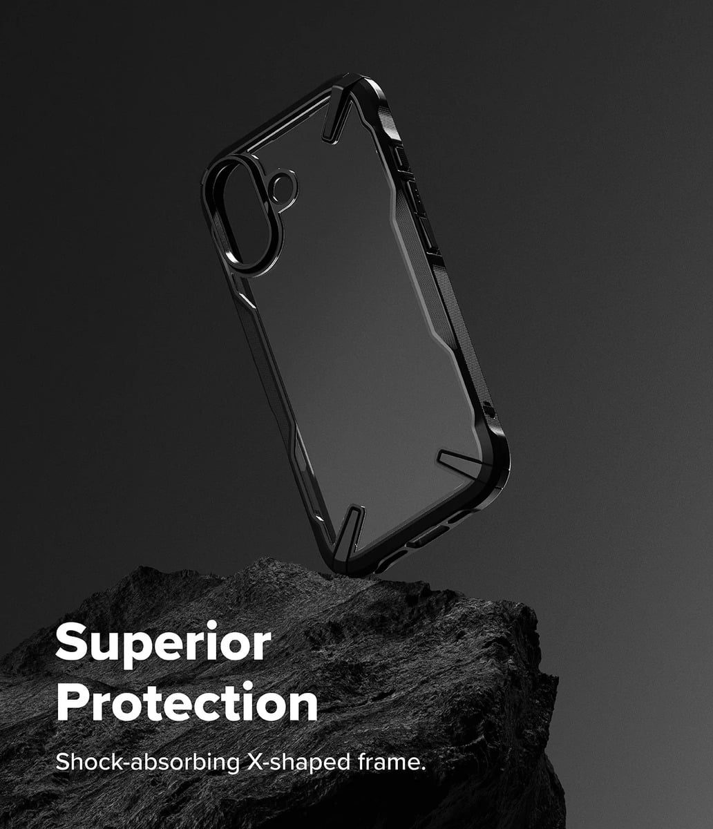 CASE RINGKE FUSION X PARA IPHONE 17 NORMAL 6.3 BLACK NEGRO - 3