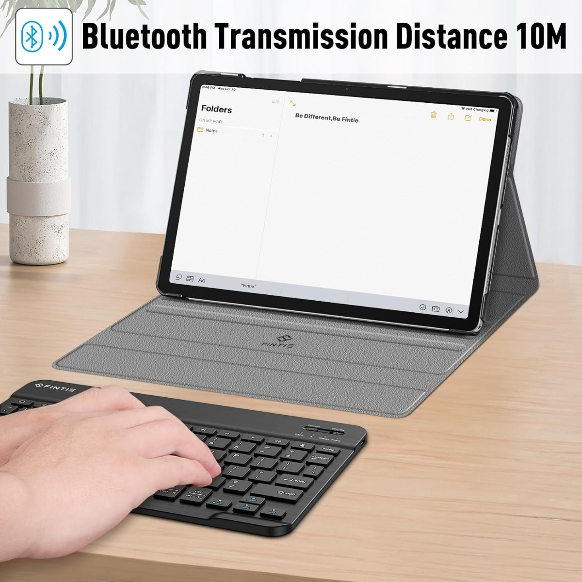 CASE CON TECLADO FINTIE PARA GALAXY TAB A11 PLUS X230 X236 - 5