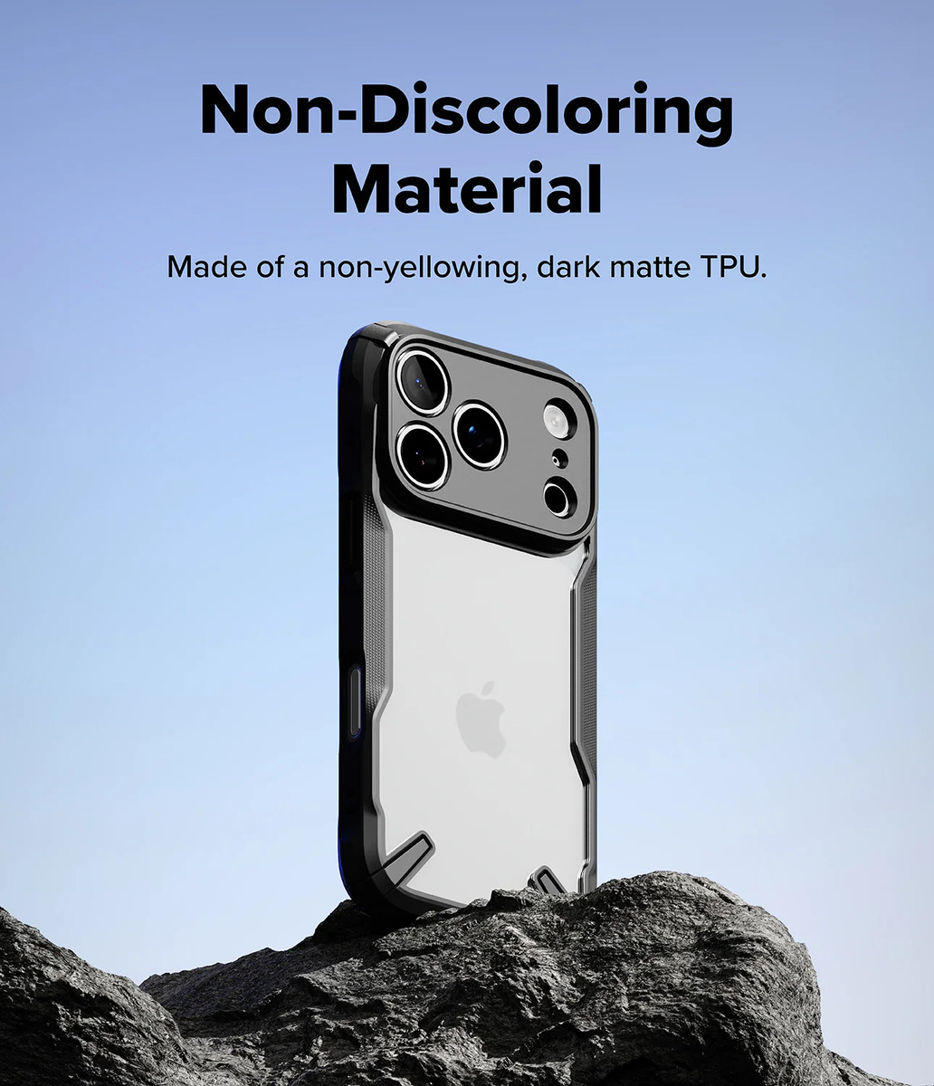 CASE RINGKE FUSION X PARA IPHONE 17 PRO MAX 6.9 BLACK NEGRO - 5