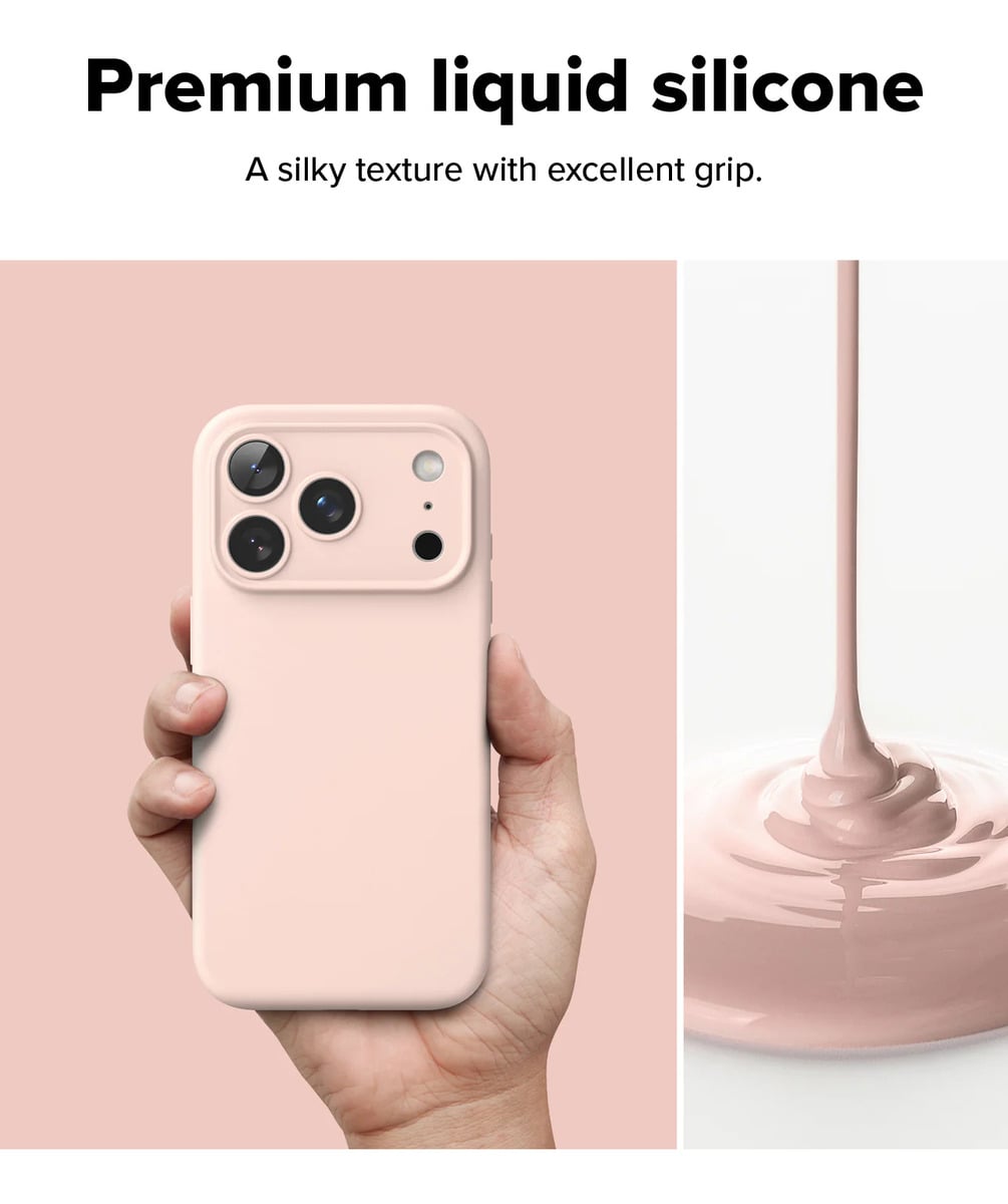 CASE RINGKE SILICONE (MAG) PARA IPHONE 17 PRO MAX 6.9 PINK - 4
