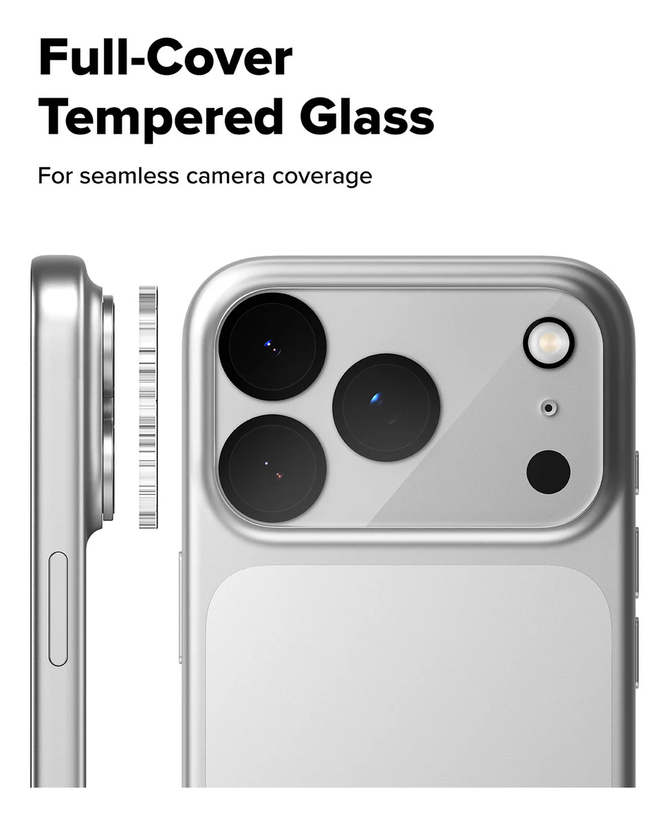 MICA PROTECTOR CÁMARA RINGKE GLASS IPHONE 17 PRO 6.3 2PCS - 2