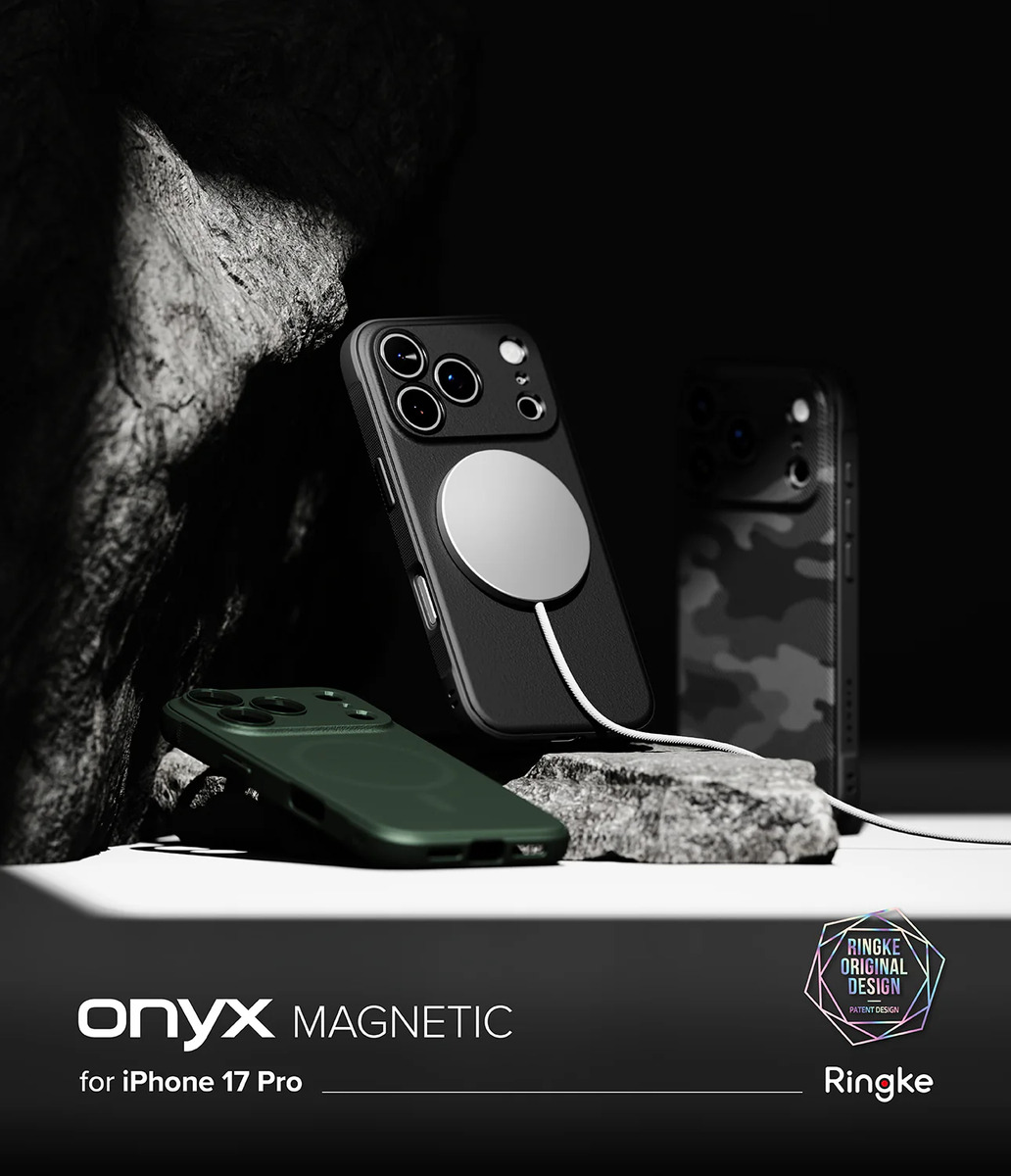 CASE DELGADO RINGKE ONYX (MAG) PARA IPHONE 17 PRO 6.3 NEGRO - 2