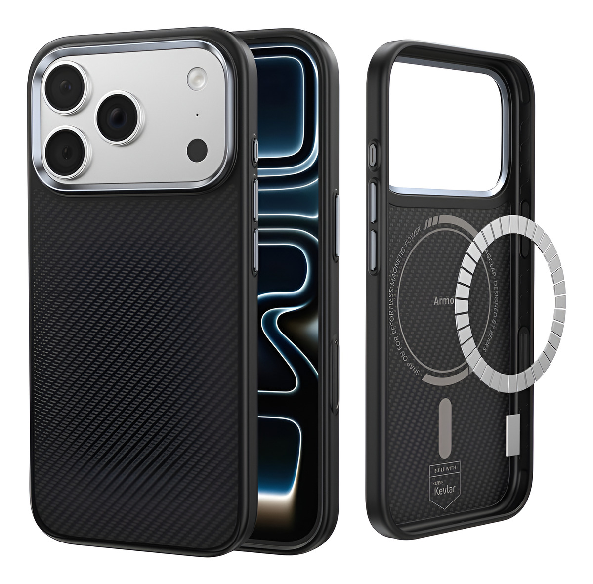 CASE BENKS ARMOR PRO KEVLAR (MAG) PARA IPHONE 17 PRO MAX 6.9 - 1