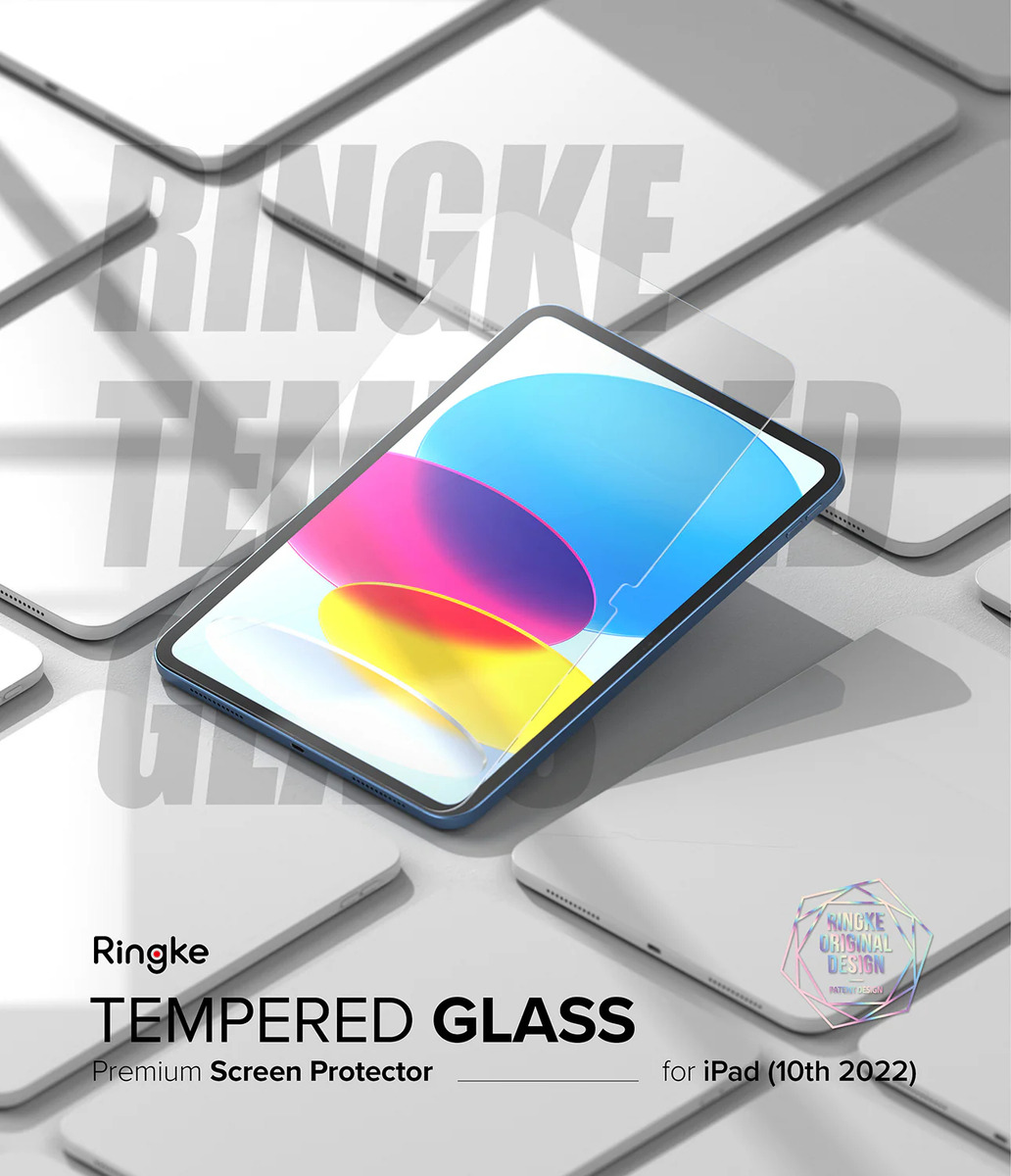 MICA VIDRIO RINGKE GLASS PARA IPAD 10MA GEN A2696 A2757 AGUA - 3