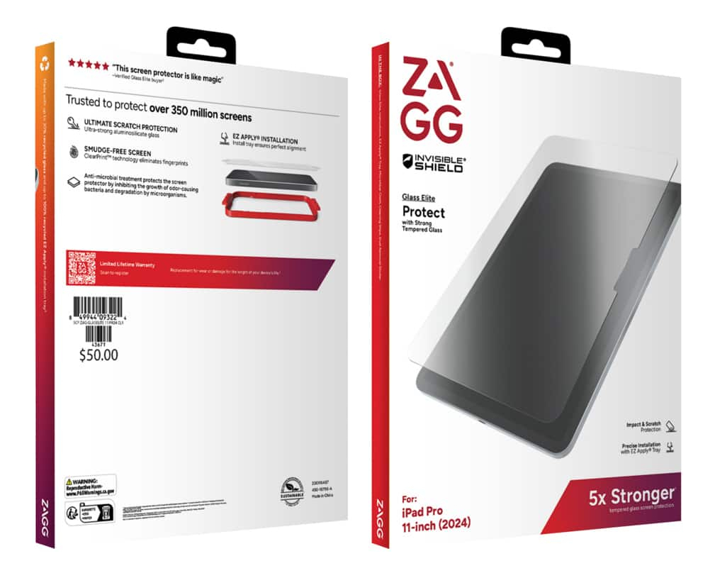 MICA DE VIDRIO ZAGG PARA IPAD PRO 11 M4 (2024) A2836 A2837 - 4