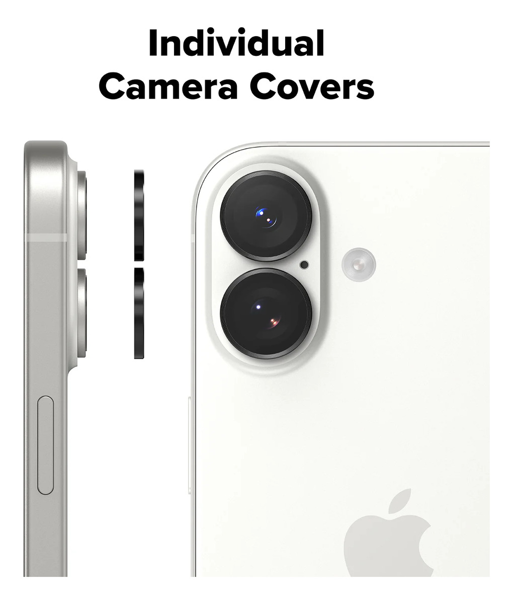 MICA PROTECTOR CÁMARA RINGKE FRAME IPHONE 17 NORMAL 6.3 2PCS - 3