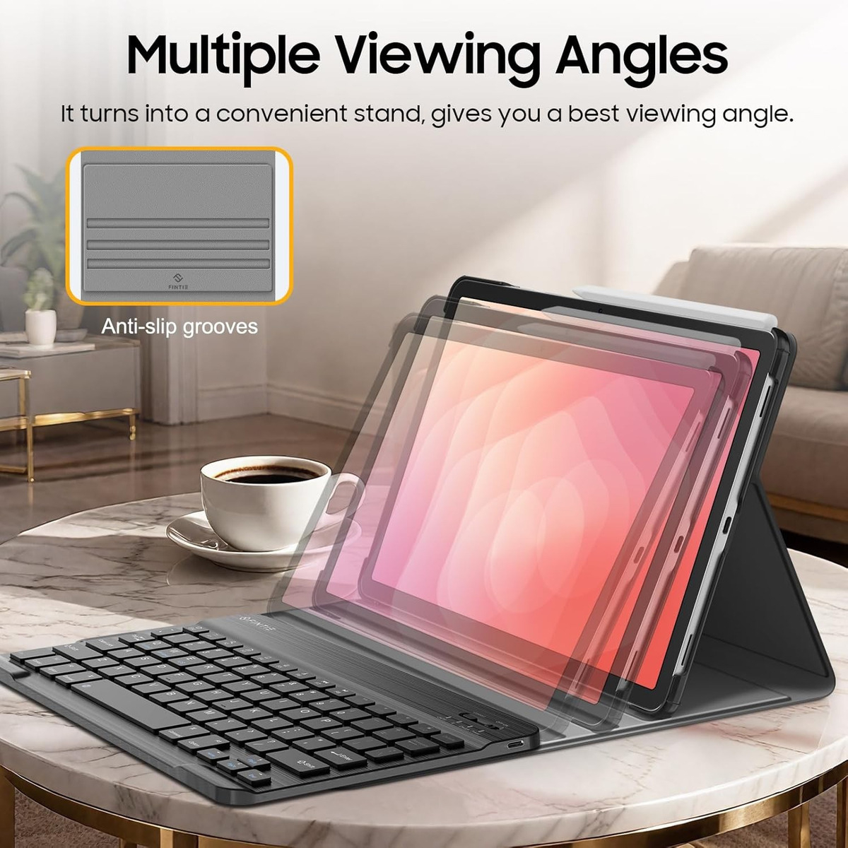 CASE CON TECLADO FINTIE PARA GALAXY TAB S11 X730 X736 (2025) - 4