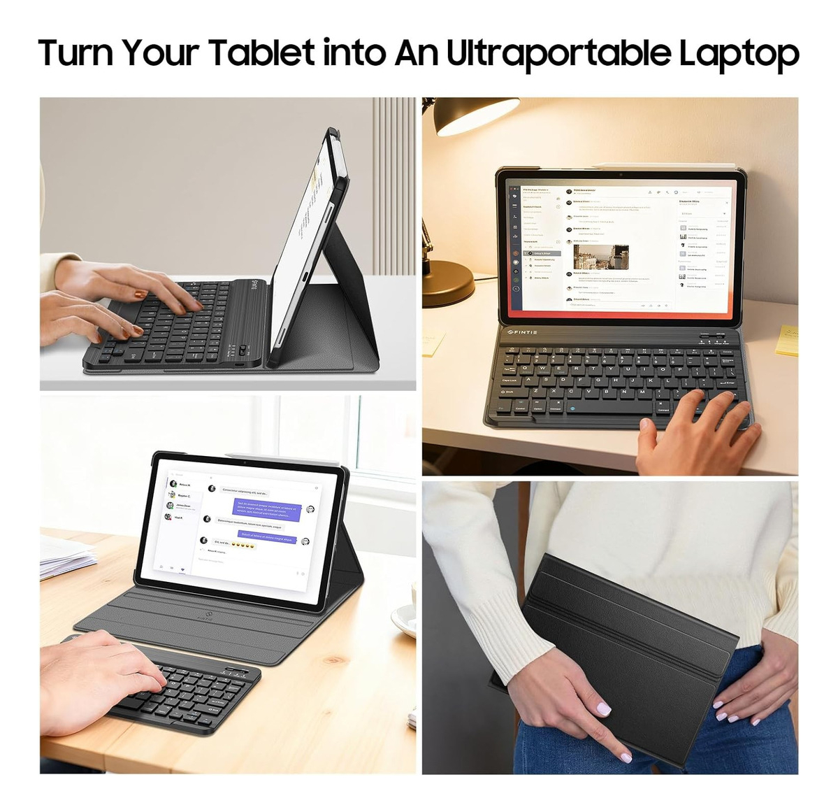 CASE CON TECLADO FINTIE PARA GALAXY TAB S11 X730 X736 (2025) - 5
