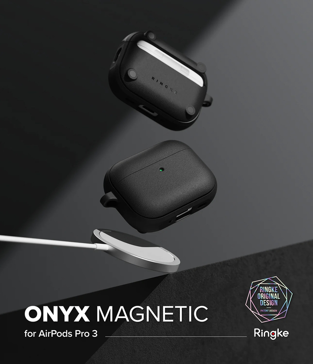 CASE RINGKE ONYX (MAG) PARA AIRPODS PRO 3RA GEN (2025) BLACK - 3