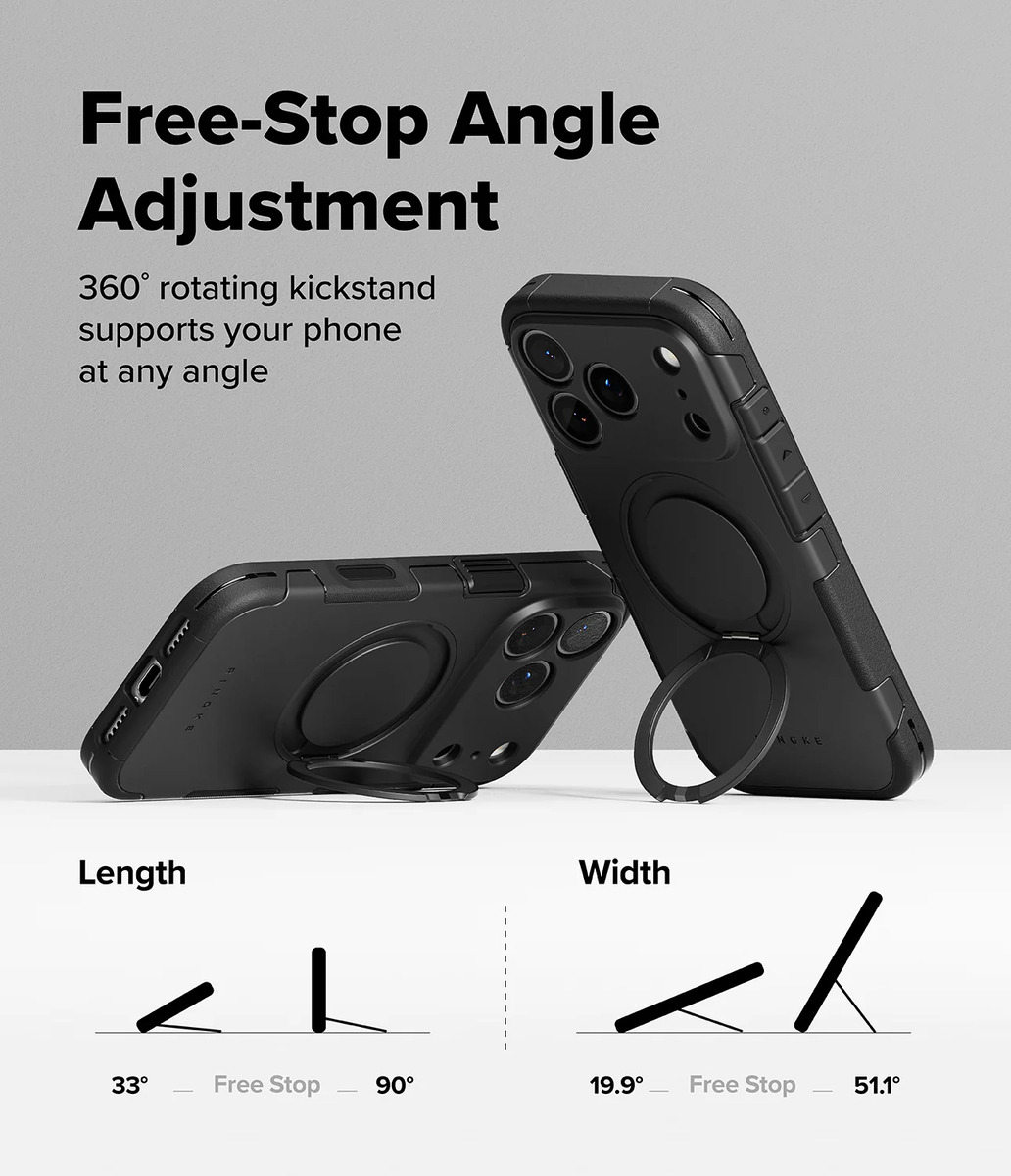 CASE RINGKE ALLES (MAG) PARA IPHONE 17 PRO MAX 6.9 BLACK - 5