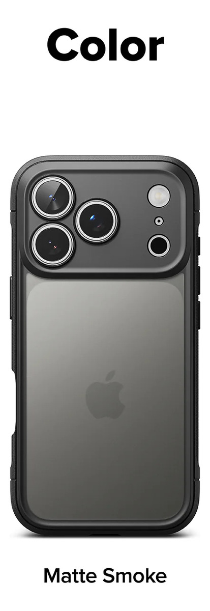 CASE RINGKE FUSION BOLD PARA IPHONE 17 PRO MAX 6.9 SMOKE - 5