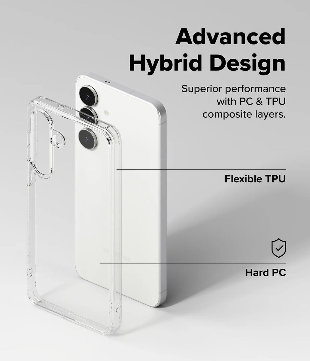 CASE RINGKE FUSION PARA GALAXY S25 FE (2025) CLEAR - 3