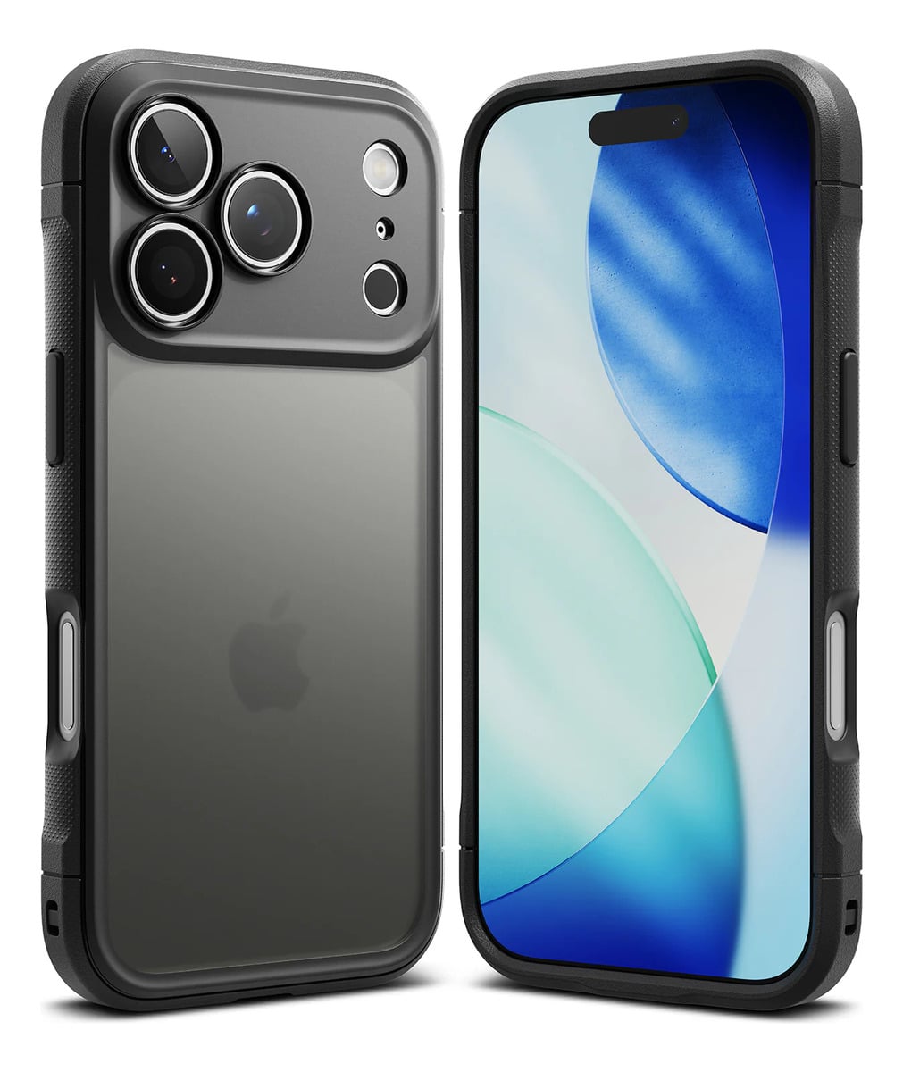 CASE RINGKE FUSION BOLD PARA IPHONE 17 PRO 6.3 MATTE SMOKE - 1