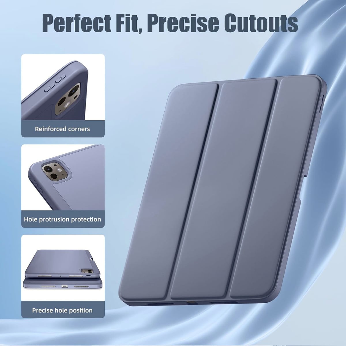 FUNDA CASE PARA IPAD PRO 11 M5 (2025) 5GEN ACERO A3357 A3358 - 4