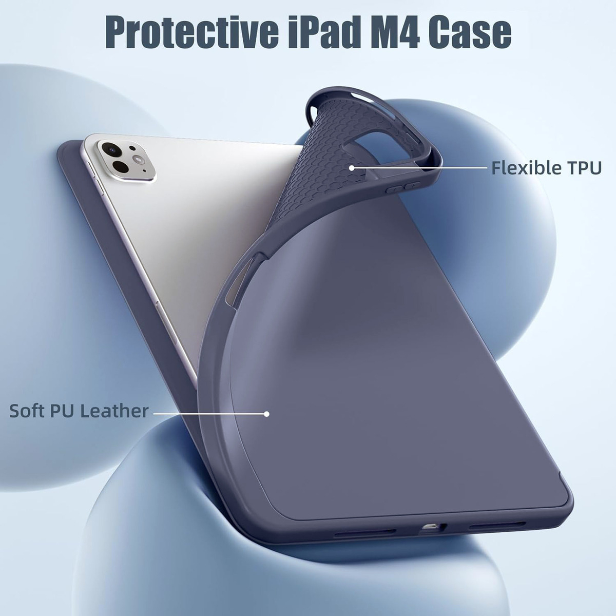FUNDA CASE PARA IPAD PRO 11 M5 (2025) 5GEN ACERO A3357 A3358 - 6