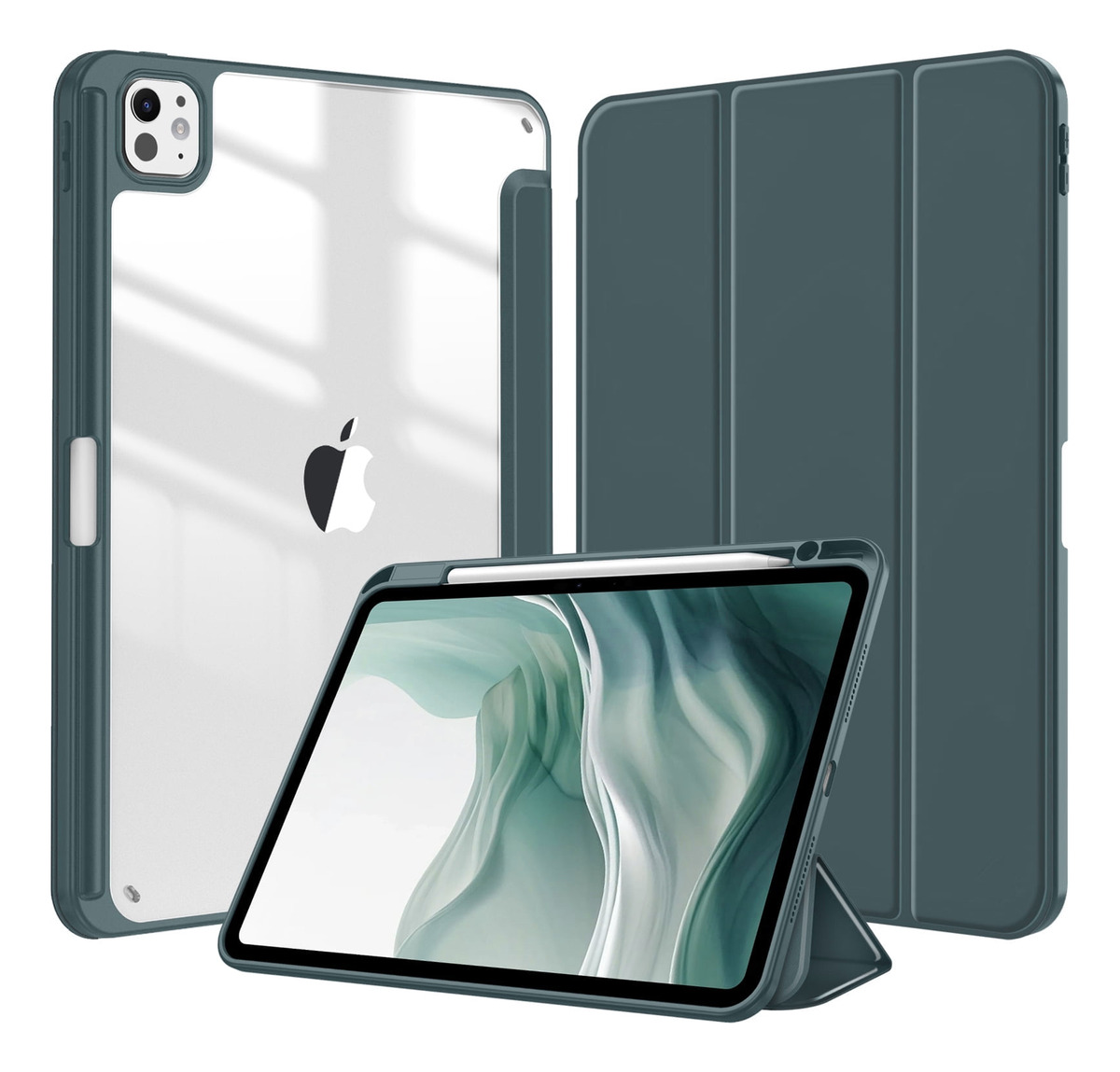 SMART CASE PARA IPAD PRO 11 M4 (2024) | M5 (2025) CLEAR - 1