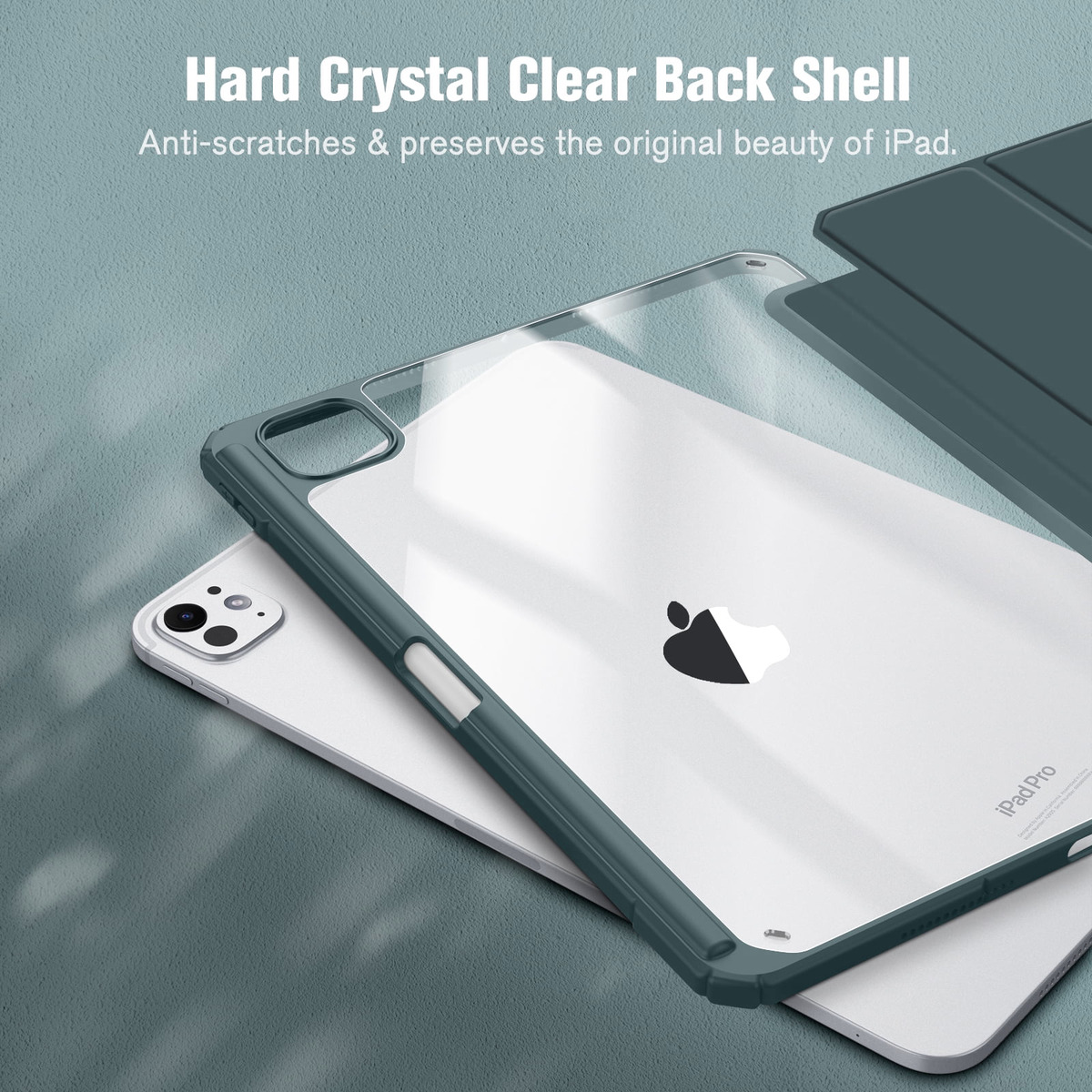 SMART CASE PARA IPAD PRO 11 M4 (2024) | M5 (2025) CLEAR - 2