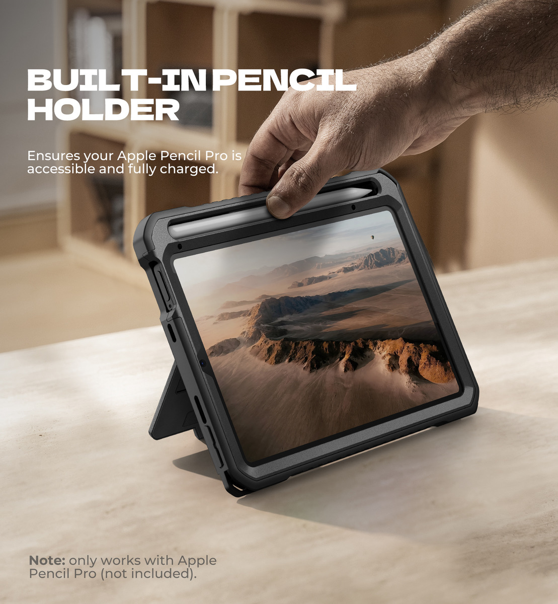 CASE DEXNOR 360° PARA IPAD MINI 7 GEN A2993 A2995 C/ MANGO - 3
