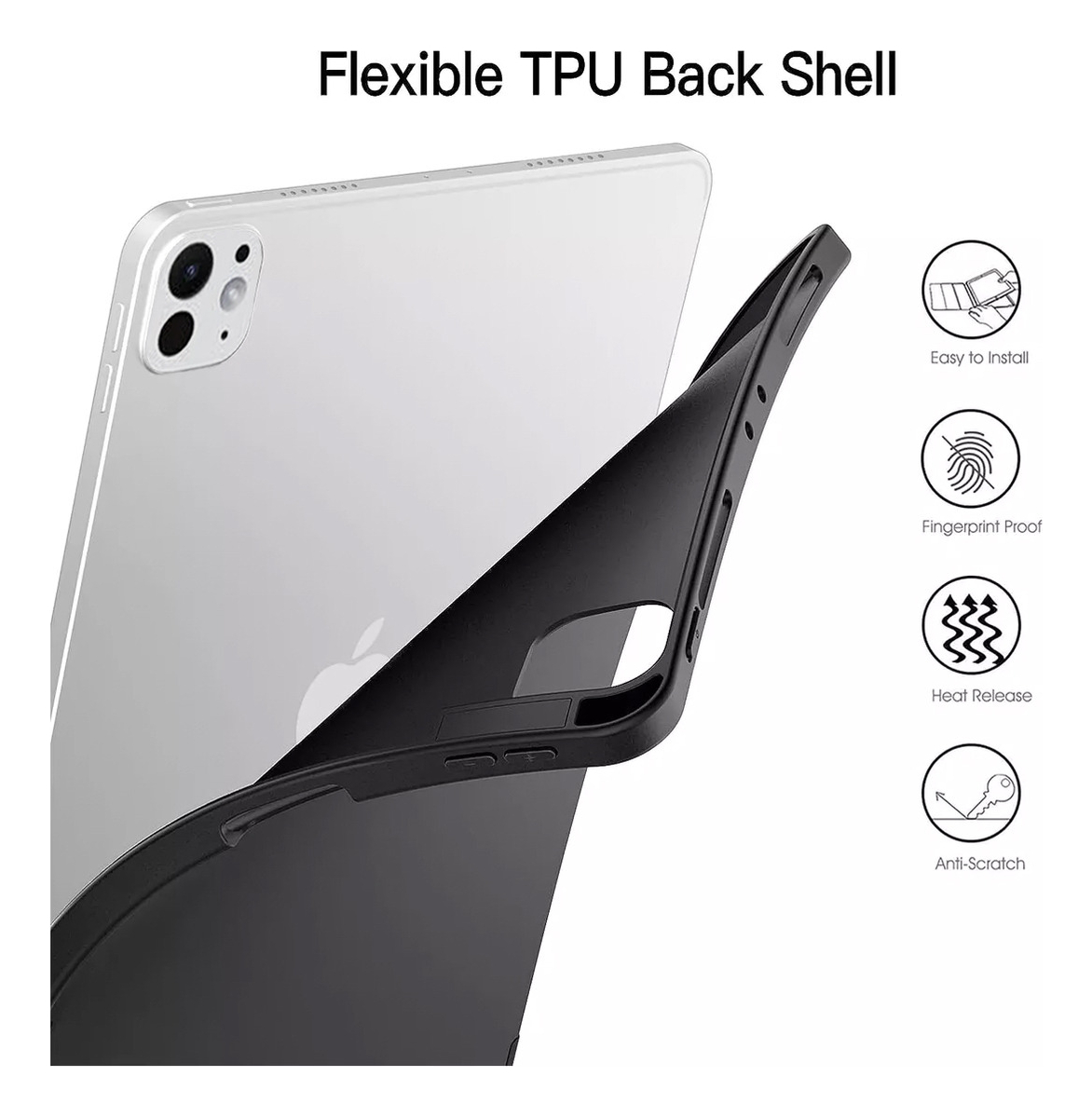 FUNDA CASE PARA IPAD PRO 13 M5 (2025) A3360 A3361 PROTECTOR - 3