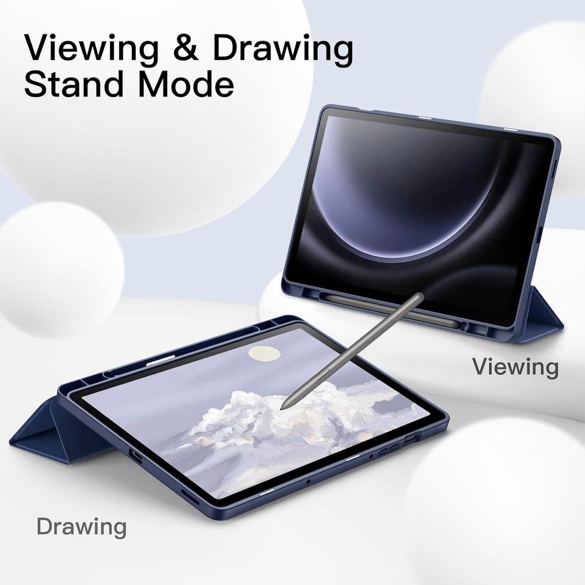 CASE PARA GALAXY TAB S10 LITE 10.9 X400 X406 (2025) NAVY - 2
