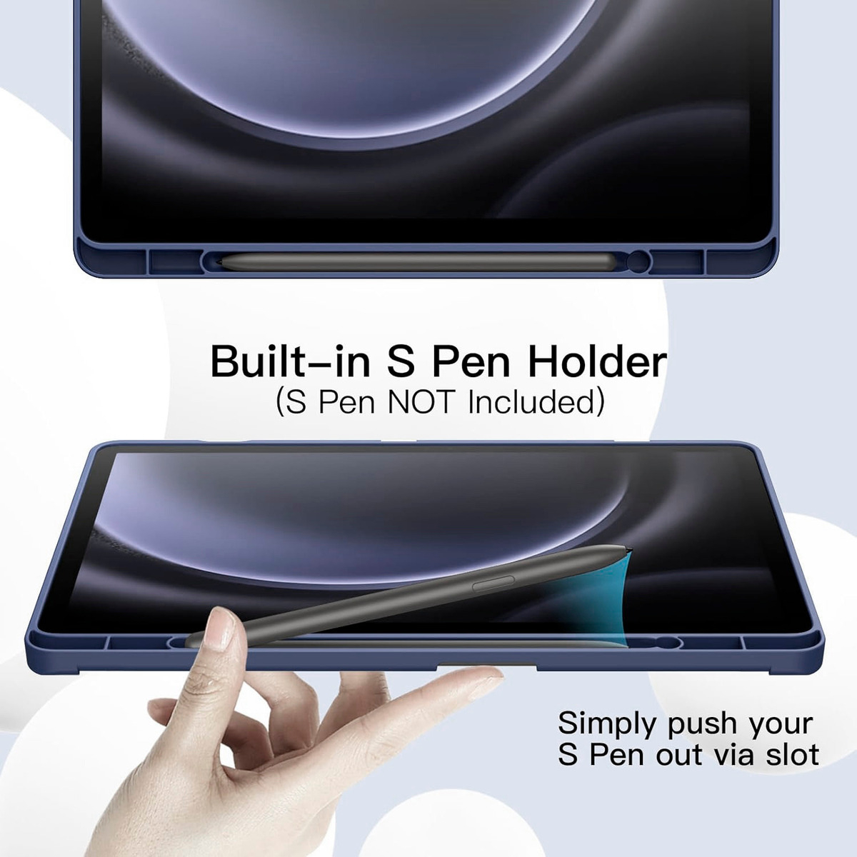 CASE PARA GALAXY TAB S10 LITE 10.9 X400 X406 (2025) NAVY - 4
