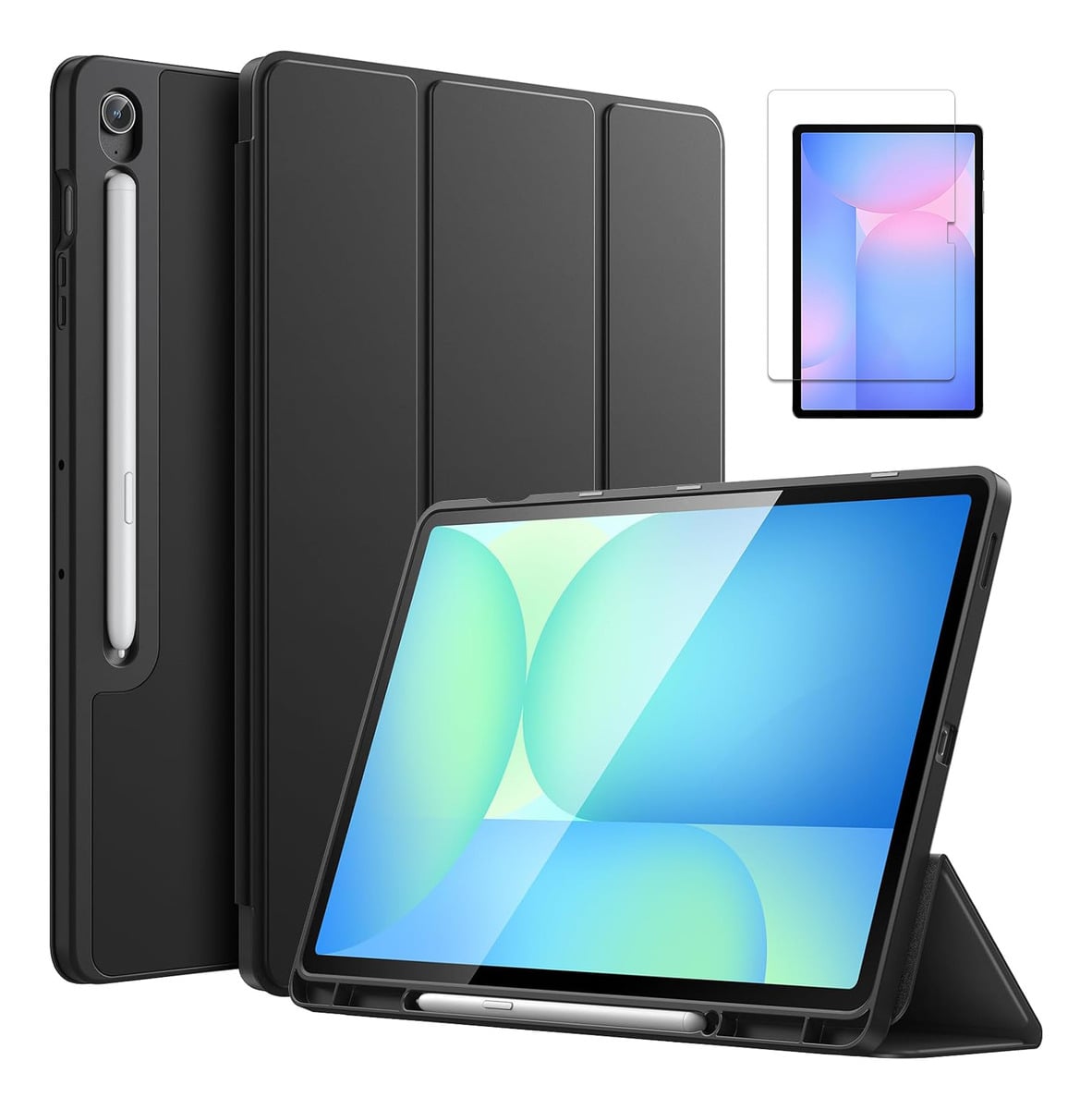 CASE + MICA PARA GALAXY TAB S10 FE PLUS 13.1 (2025) X620 - 1