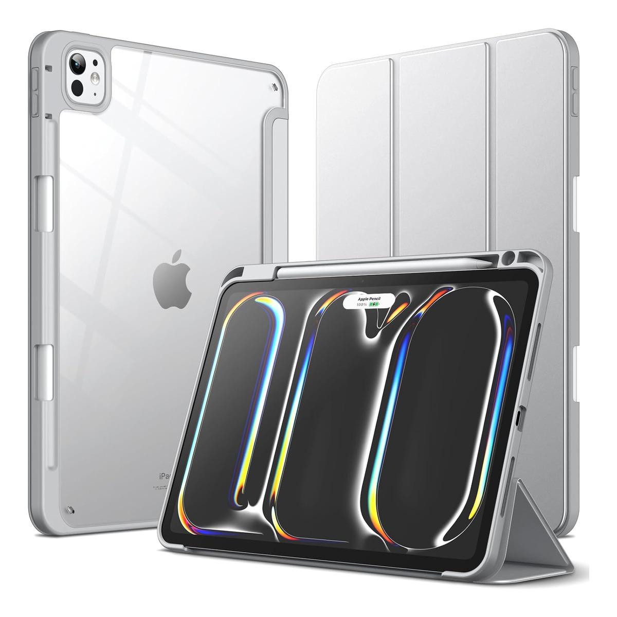 SMART CASE PARA IPAD PRO 11 M4 (2024) | M5 (2025) CLEAR - 1
