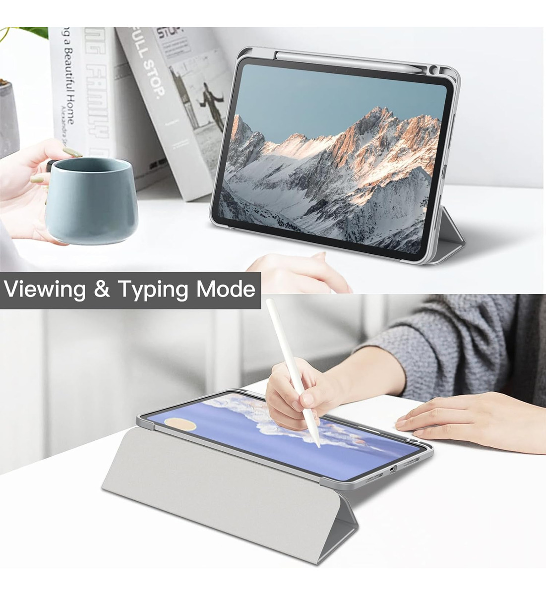 SMART CASE PARA IPAD PRO 11 M4 (2024) | M5 (2025) CLEAR - 3