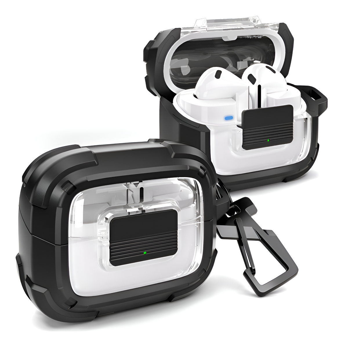 CASE DEXNOR RUGGED BUMPER PARA GALAXY BUDS FE (2025) CLEAR - 1