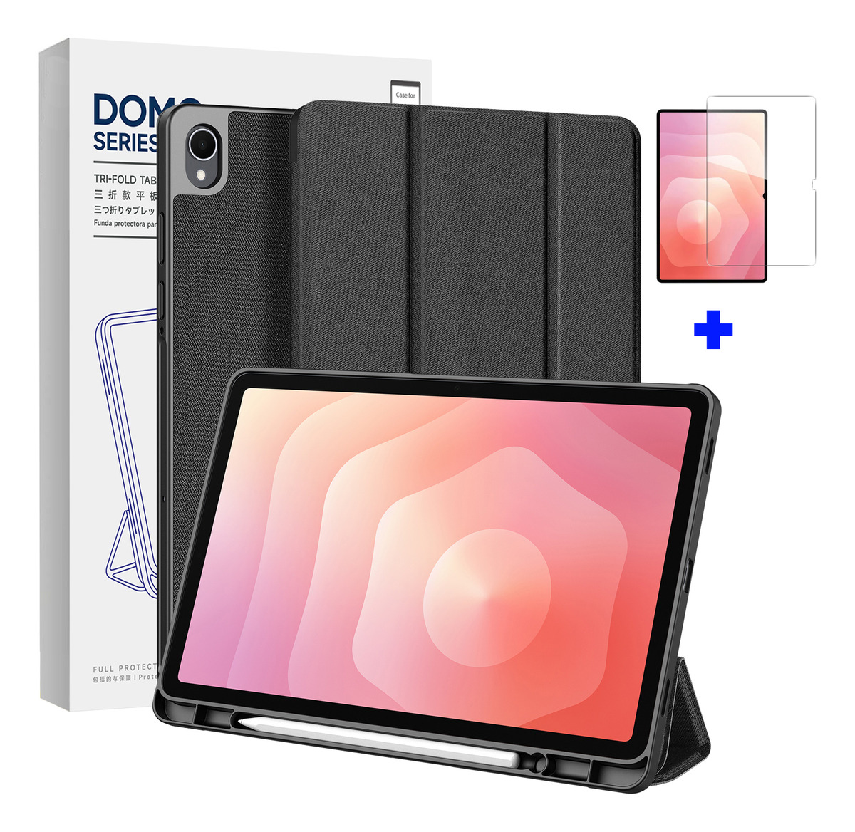 CASE + MICA DUX DUCIS PARA GALAXY TAB S11 X730 (2025) 2-PACK - 1