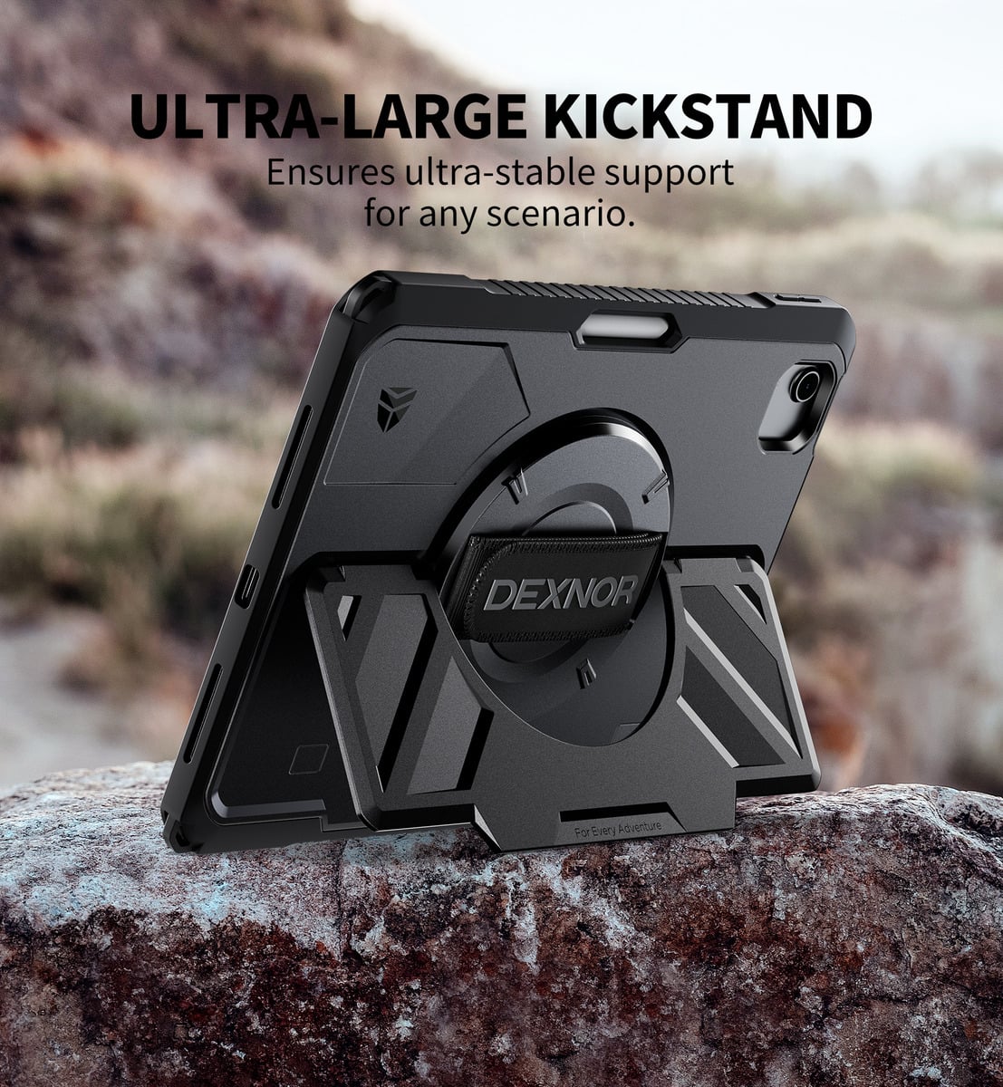 CASE DEXNOR 360° PARA IPAD AIR 5 2022 A2588 A2589 CON MANGO - 4