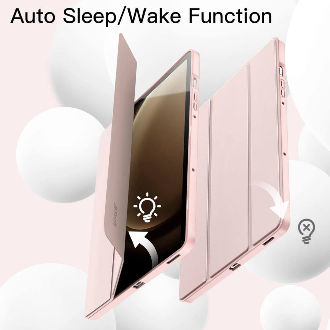 SMART CASE PARA GALAXY TAB S10 LITE X400 X406 (2025) ROSE - 5